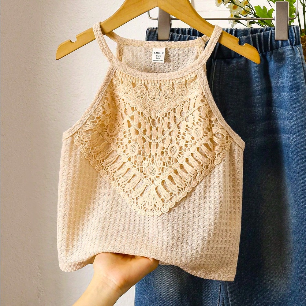 Girls Medium Knit Tank
